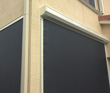 Recessed Track Accordion Shutters